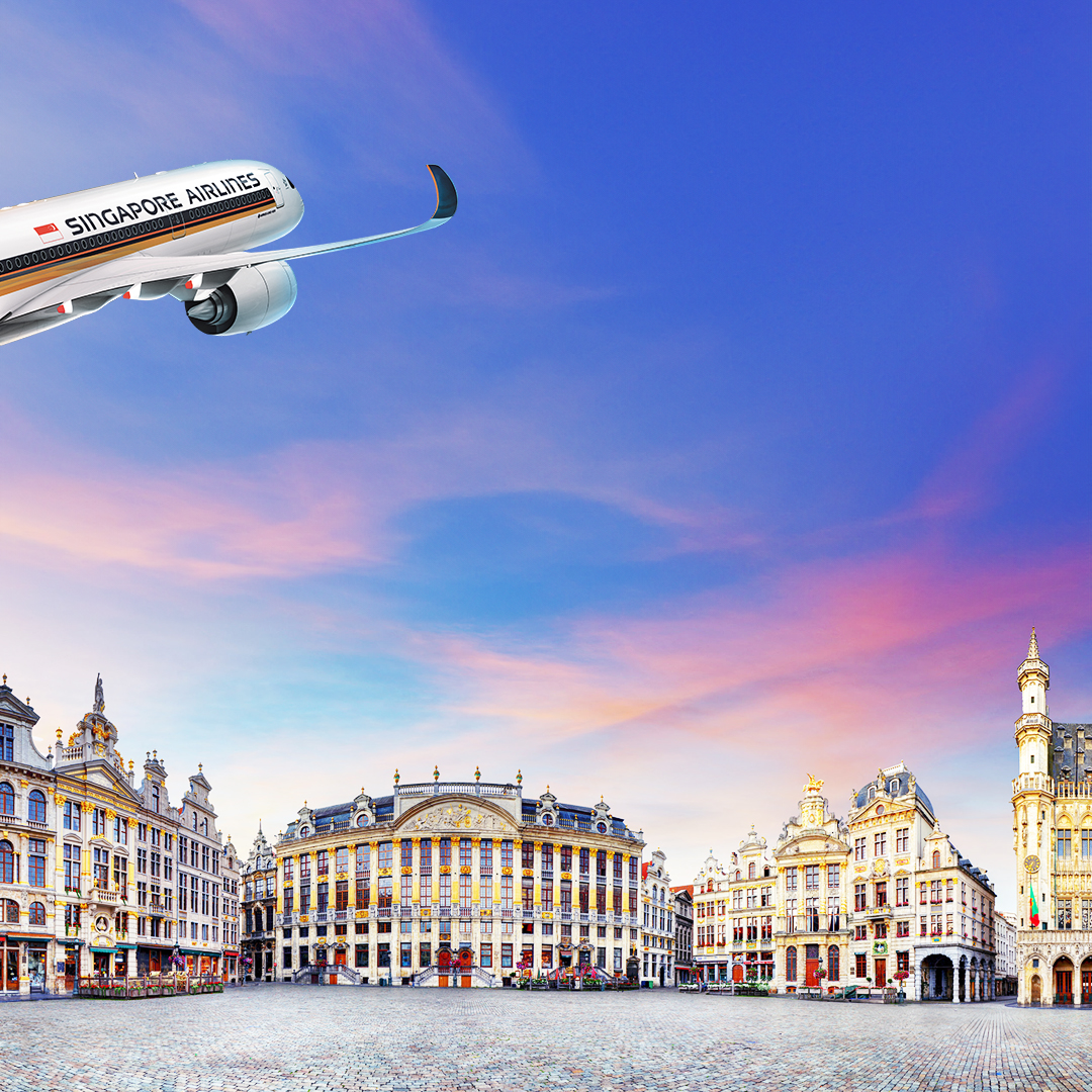 Today, we celebrate the start of our four-time weekly flights from Singapore to Brussels, as we return to the Belgian capital after more than 20 years. Visit bit.ly/SIAbrussels for tips on where to go in Brussels, and book now!