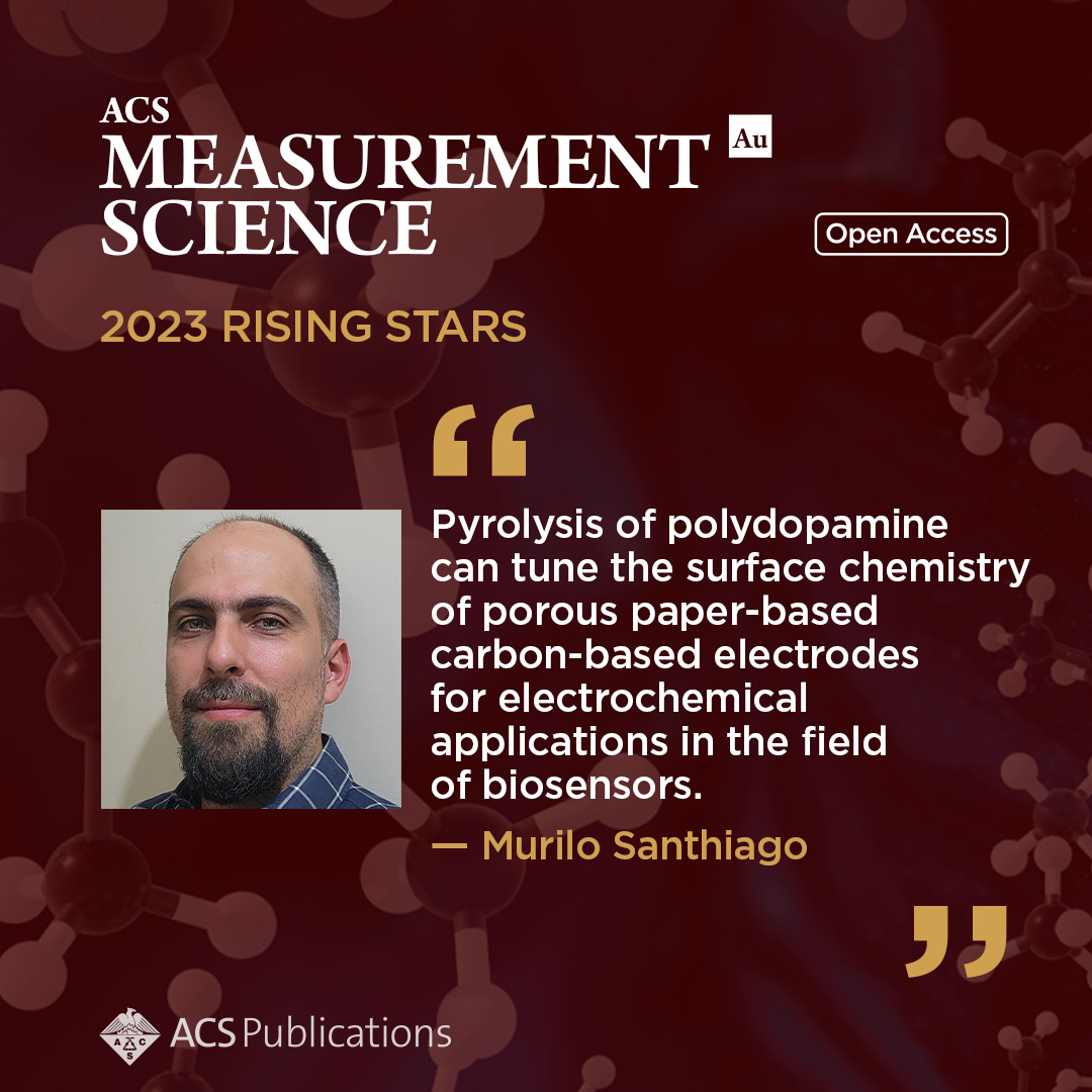 Meet Prof. Murilo Santhiago @ufabc, a 🌟2023 ACS Measurement Science Au Rising Star 🌟 Check out Murilo's work here 👉 go.acs.org/8Lp