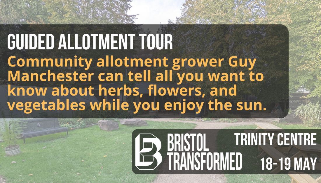 💡 BT Fest Allotment Tour!👩‍🌾 Community allotment grower Guy Manchester can tell all you want to know about herbs, flowers, and vegetables - while you enjoy the Trinity Centre's beautiful garden and take a break in the sun. 🎟️ Tickets at: hdfst.uk/e104709