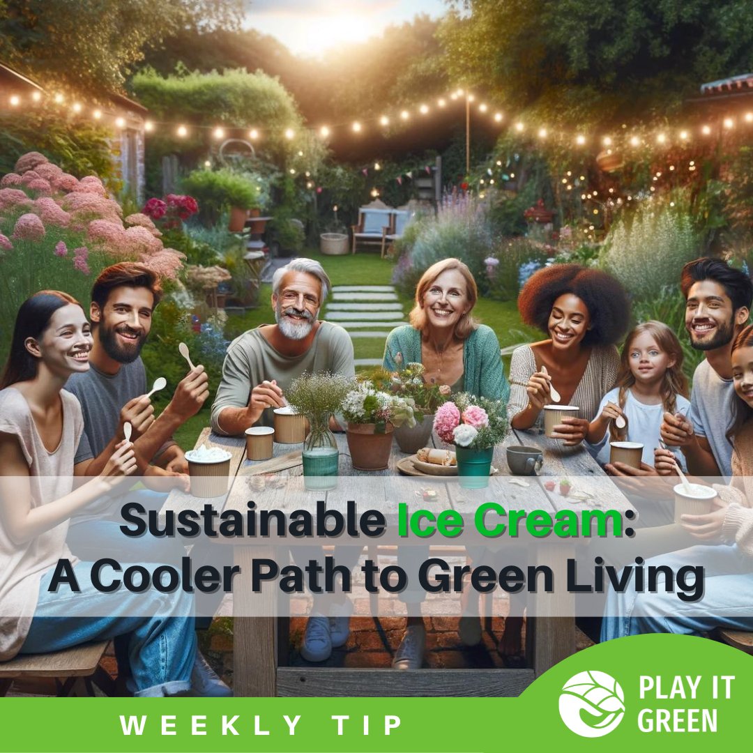 🍦 Dive into the delicious world of Sustainable Ice Cream with our latest eco-tip!🌱 We're scooping up all you need to know about Ice Cream and feature sustainable brands @Judesicecream, @coconutcollab and @northern_bloc 🌿 #BeTheChange #SustainableFuture #EcoLiving #PlayItGreen