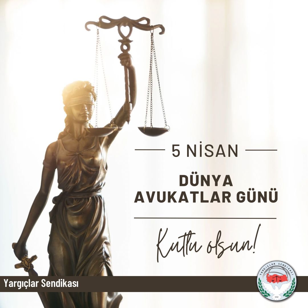 Bağımsız yargının savunucuları, adaletin temsilcisi tüm avukatlarımızın gününü kutlarız 💐💐💐 #5nisanavukatlargünü