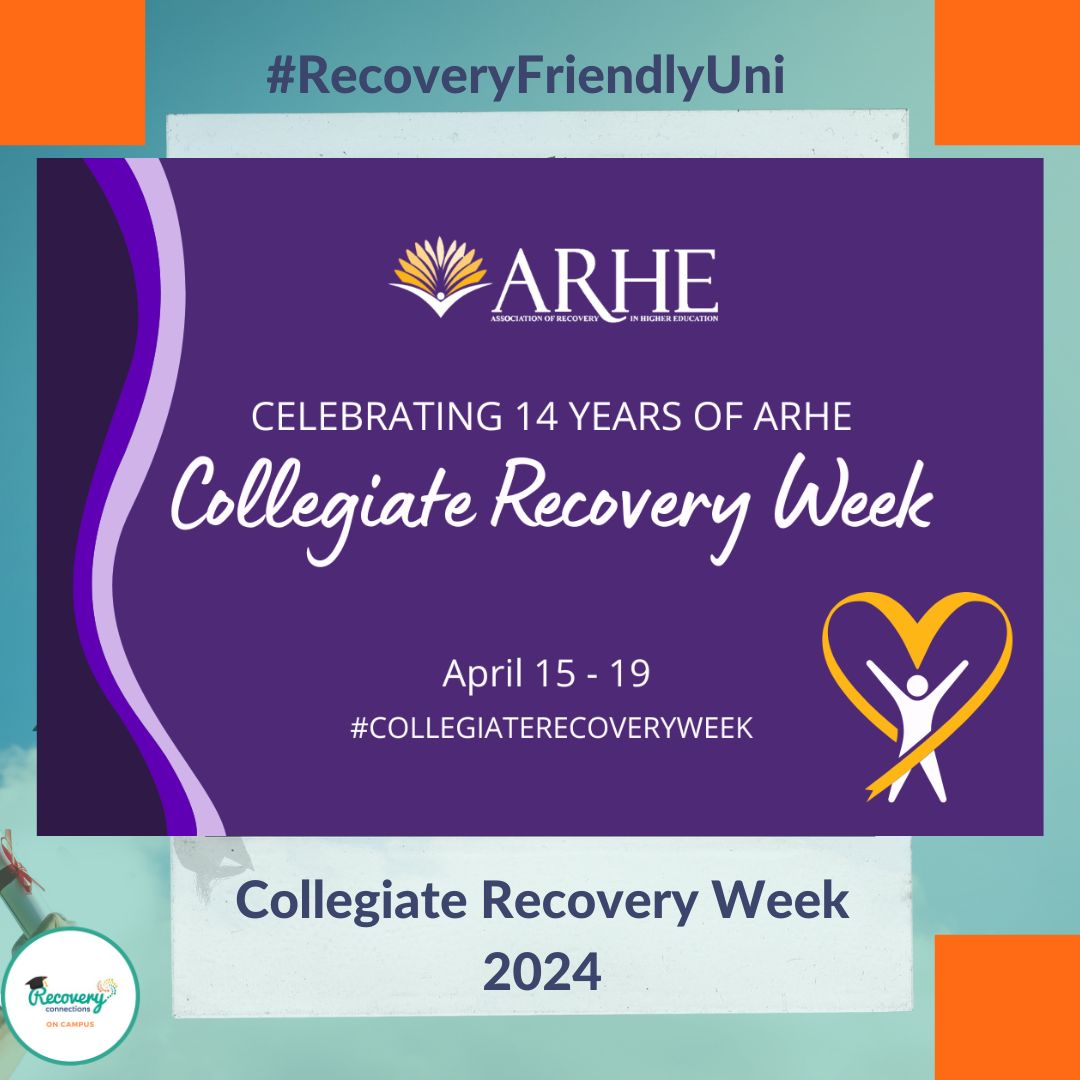 On April 16th, we are bringing #CollegiateRecoveryWeek to the UK, with an official celebration at the University of Sunderland. This is a perfect opportunity to celebrate recovery &  share stories. It also marks the progress made by Collegiate Recovery Programmes over the years.