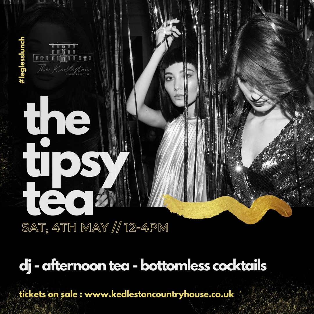 🍹Ready to spice up your afternoon? Delight in an unforgettable Tipsy Tea @KedlestonCHouse! 📅 4 May Sip on tantalising cocktails, nibble on delicious treats & soak in the lively atmosphere! Book your tickets here ⬇️ ow.ly/bY9950R0UYh #DerbyUK #TipsyTea