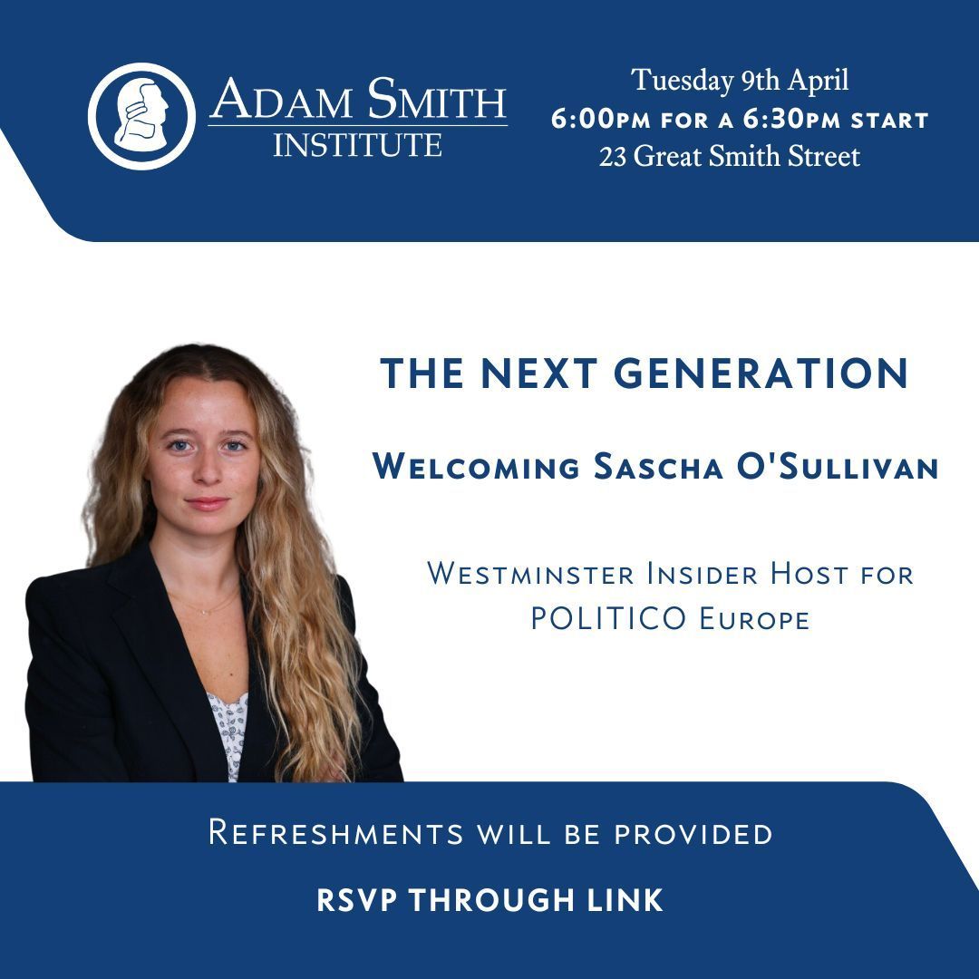 📩 RSVPs are now open for April's Next Generation event with Politico's @saschaosullivan Under-35 and interested in politics? Sign up here: buff.ly/43Jsa7V