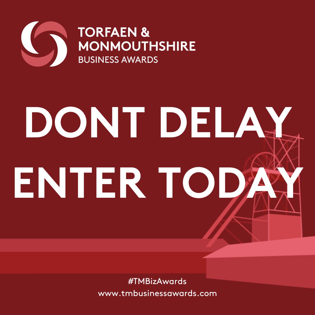 The Torfaen & Monmouthshire Business Awards are free to enter! Don't delay and enter today! tmbusinessawards.com #Torfaen #Monmouthshire #TMBA #TMBizAwards #BusinessAwards