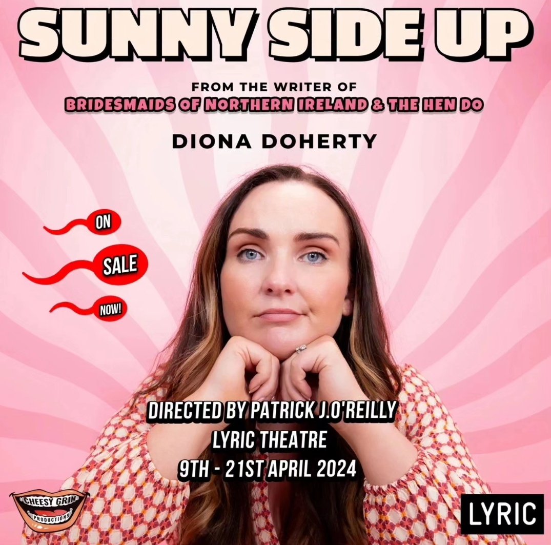 Can't wait to open this show next week @LyricBelfast 
Diona Doherty is phenomenal. 
#sunnysideup