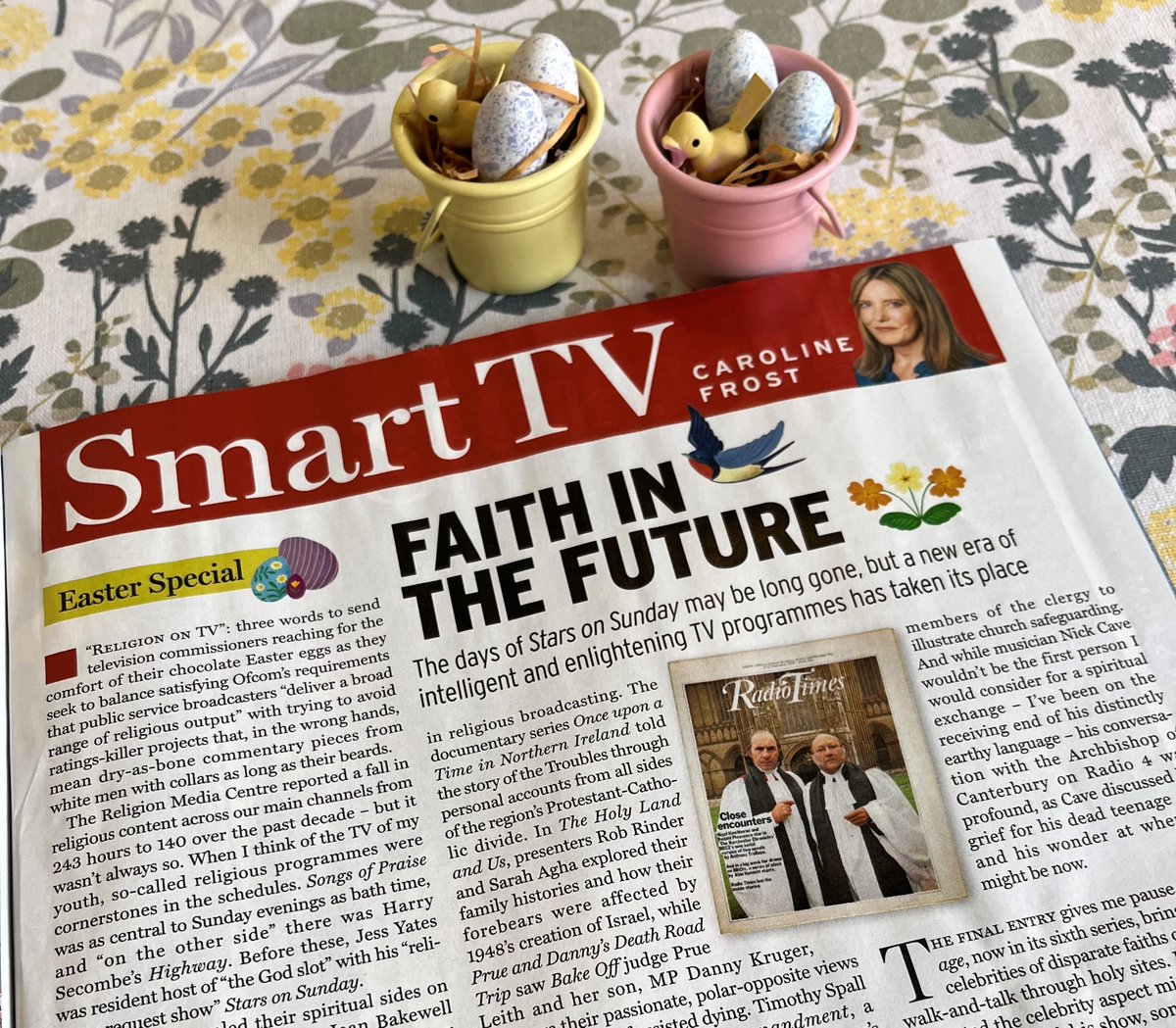The days of ‘Stars on Sunday’ may be long gone, but a new era of intelligent and enlightening TV programmes has taken its place - read our latest blog 'Faith in the Future' first published in @RadioTimes sandfordawards.org.uk/faith-in-the-f…