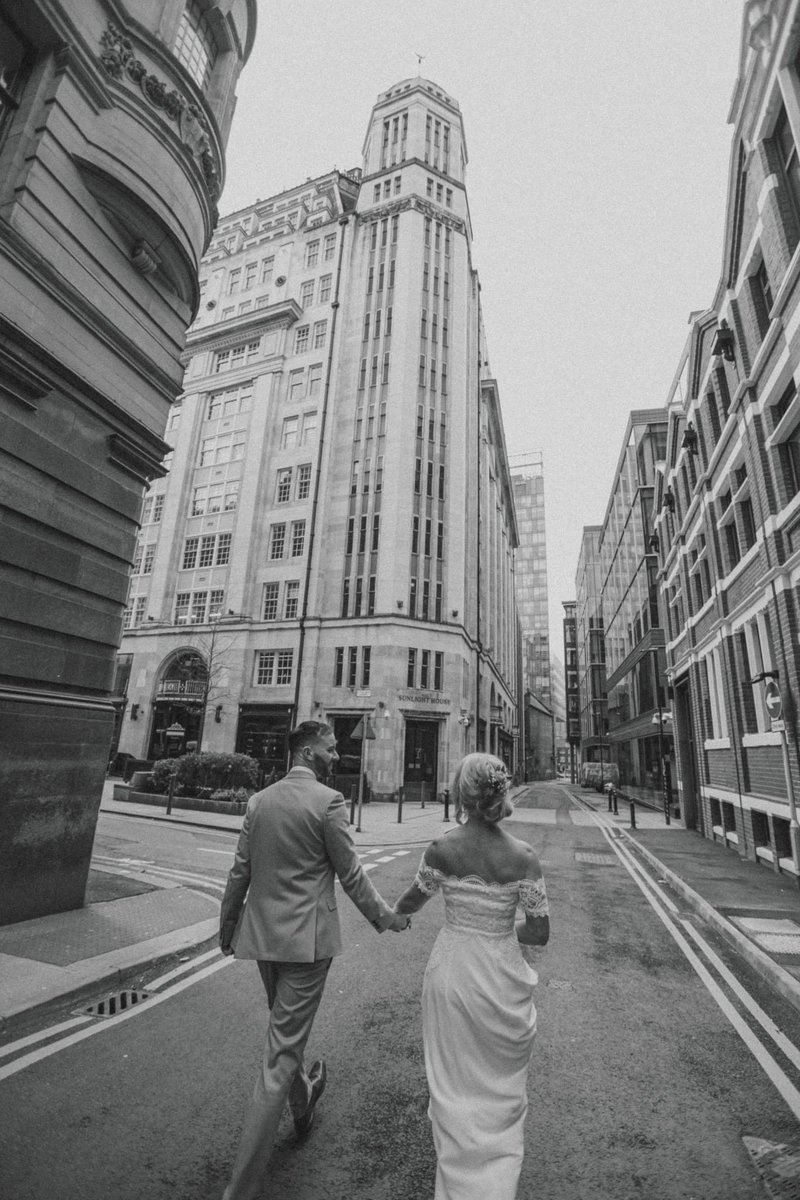 Yesterdays gorgeous mini wedding in Manchester - Congrats Laura &amp; Anthony ⚡️🖤✌🏼 #miniweddings #danielleboxallphotography #manchesterweddings #manchesterweddingphotography