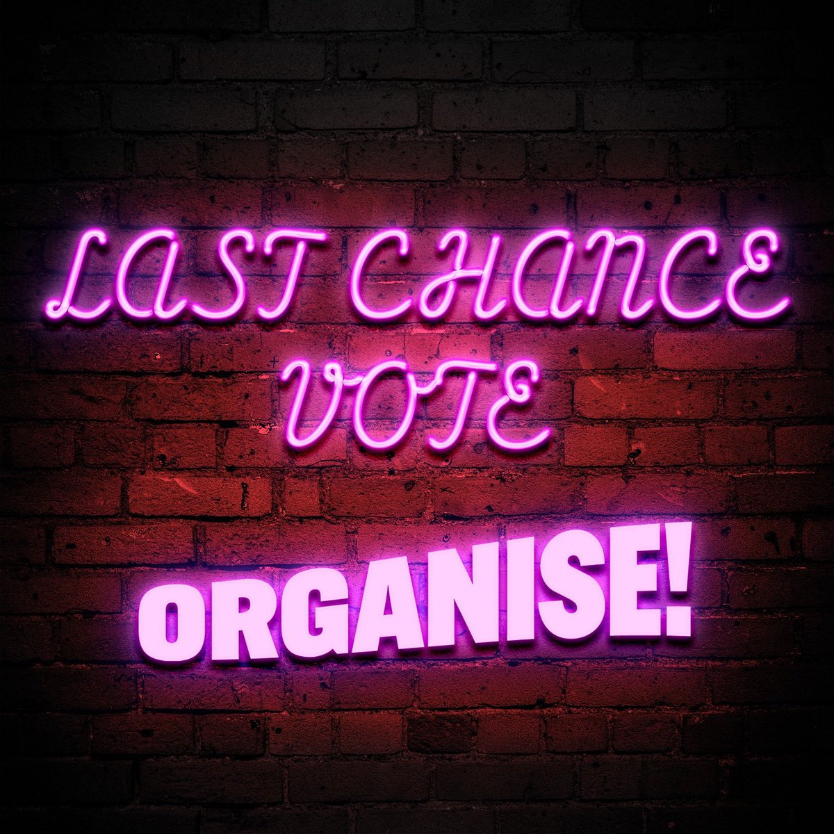 🚨LAST CHANCE 🚨 Voting closes in the Young Labour and Labour Students elections at 12pm *today*! 🗳🌹 If you’re U27 or a Student make sure to check your inbox for labourelections@cesvotes and vote for the Organise candidates! We’re on the home stretch now!!