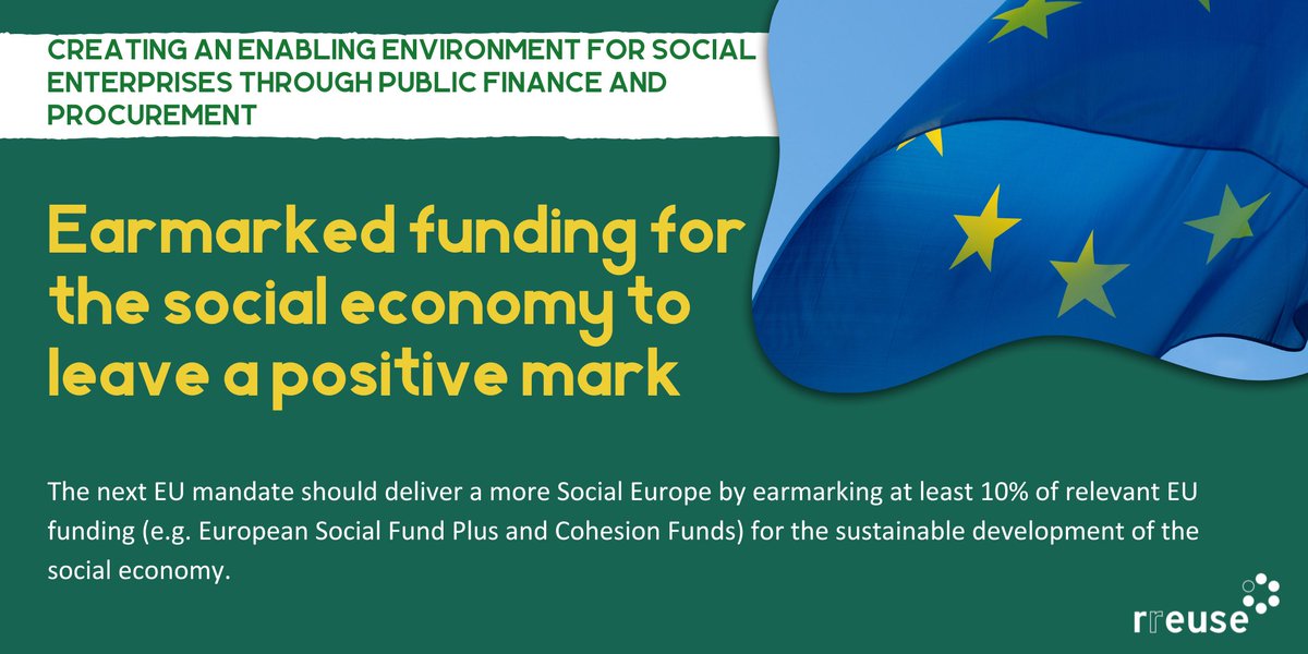 Societal challenges demand long-term funding for equity and resilience. 📉Yet, #socialeconomy actors face a lack of sustained financial support and funds addressing social and environmental goals together. 👉Read our #manifesto: t.ly/k4WR_