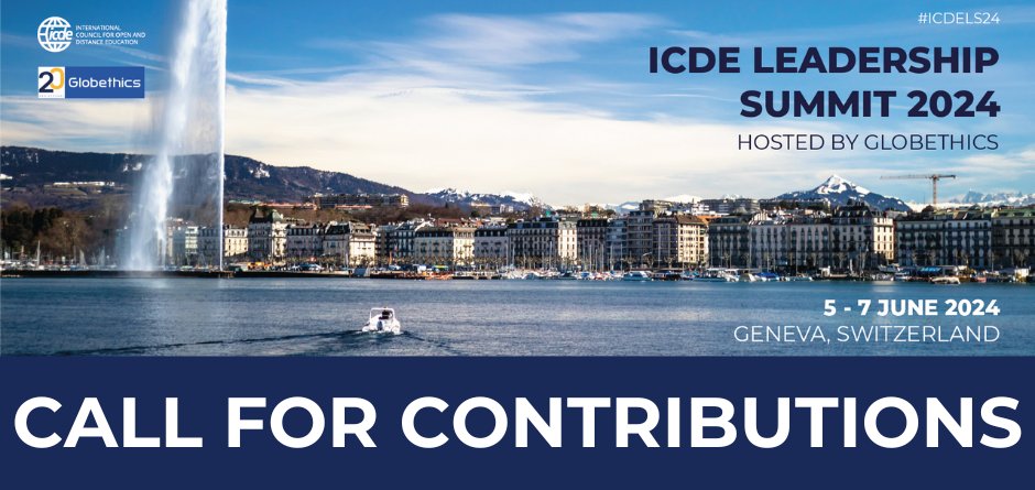 ⏳✍️Last chance to submit your abstract for the #ICDELS24

Share your institution's best practices and contribute to the development of policy recommendations on #AI, #ethics and #education before 8 April 2024 🔗icdeleadershipsummit2024.eventify.io/t/proposals/17…

#CallForAbstracts #CallForContributions