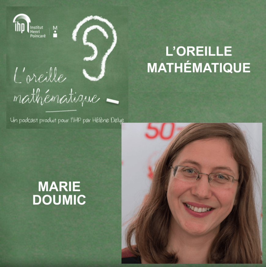 Ne manquez pas l'épisode de 'L'oreille mathématique' avec @MarieDoumic ! Explorez ses recherches sur les processus biologiques du vieillissement, la résistance aux médicaments et les maladies amyloïdes . 🔗 ihp.fr/fr/marie-doumic #Loreillemathematique #MarieDoumic