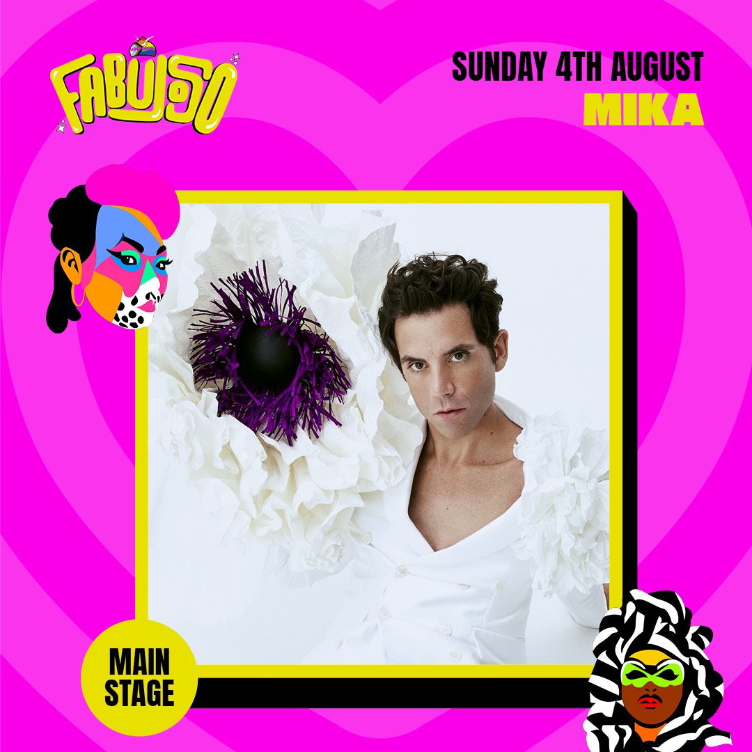 What an amazing show from @mikasounds last night 🎤🌟 Mika is back in Brighton on Sunday 4th August to celebrate Pride with us at Fabuloso, our official fundraiser for the Brighton Rainbow Fund 🌈   Expect some special surprises.  TICKETS : book.pride-tickets.org #Mika…