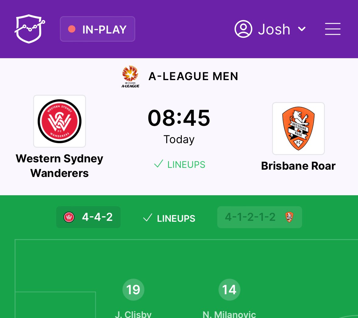 This is your friendly reminder of a Friday morning A League game kicking off in 40 mins 🇦🇺 @wswanderersfc @brisbaneroar