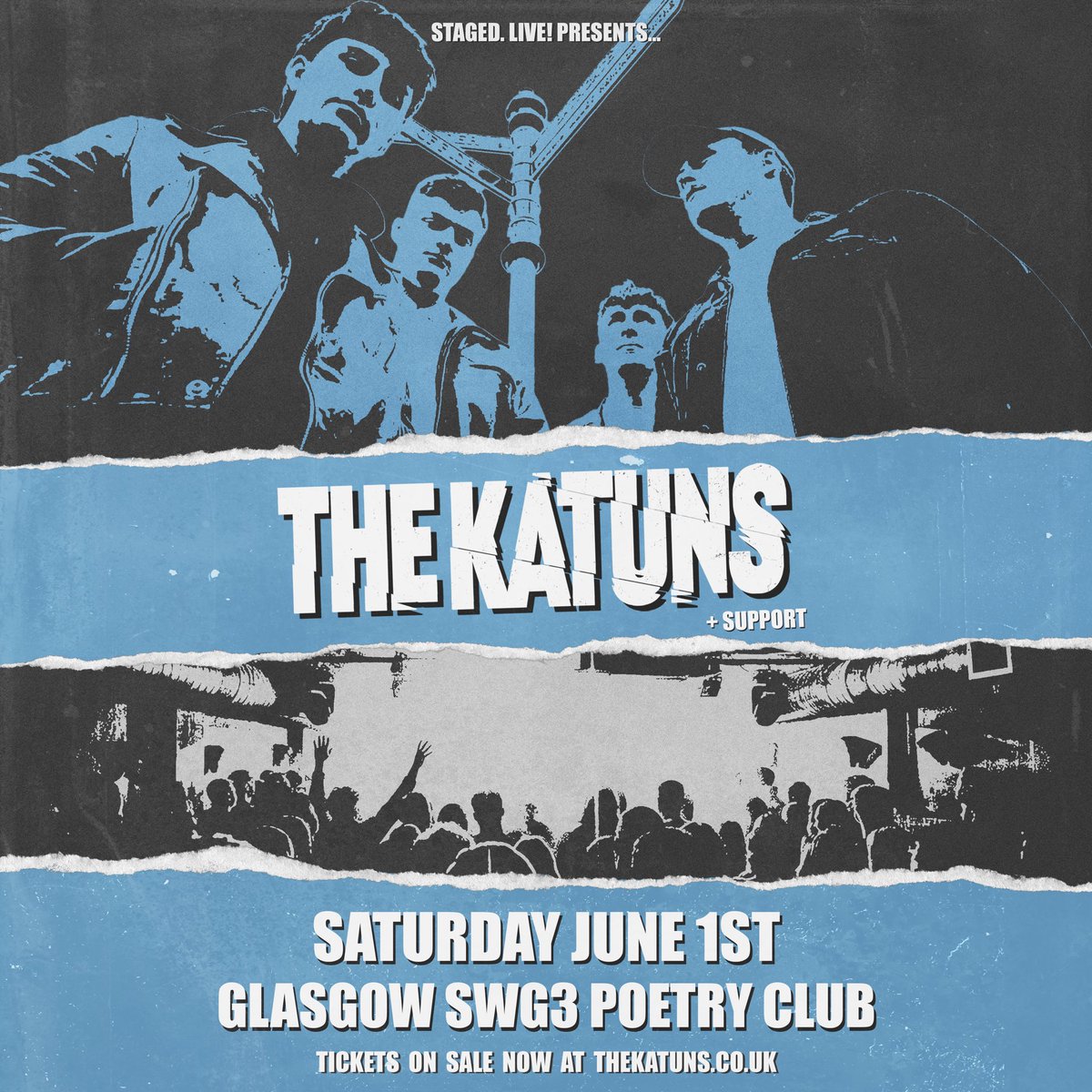 🚨TICKETS ON SALE NOW!🚨 Get your tickets now for our headline show at @swg3glasgow on Saturday June 1st! 🏴󠁧󠁢󠁳󠁣󠁴󠁿🔥 Ticket link here: tikt.link/katuns See you down the front! 🤘
