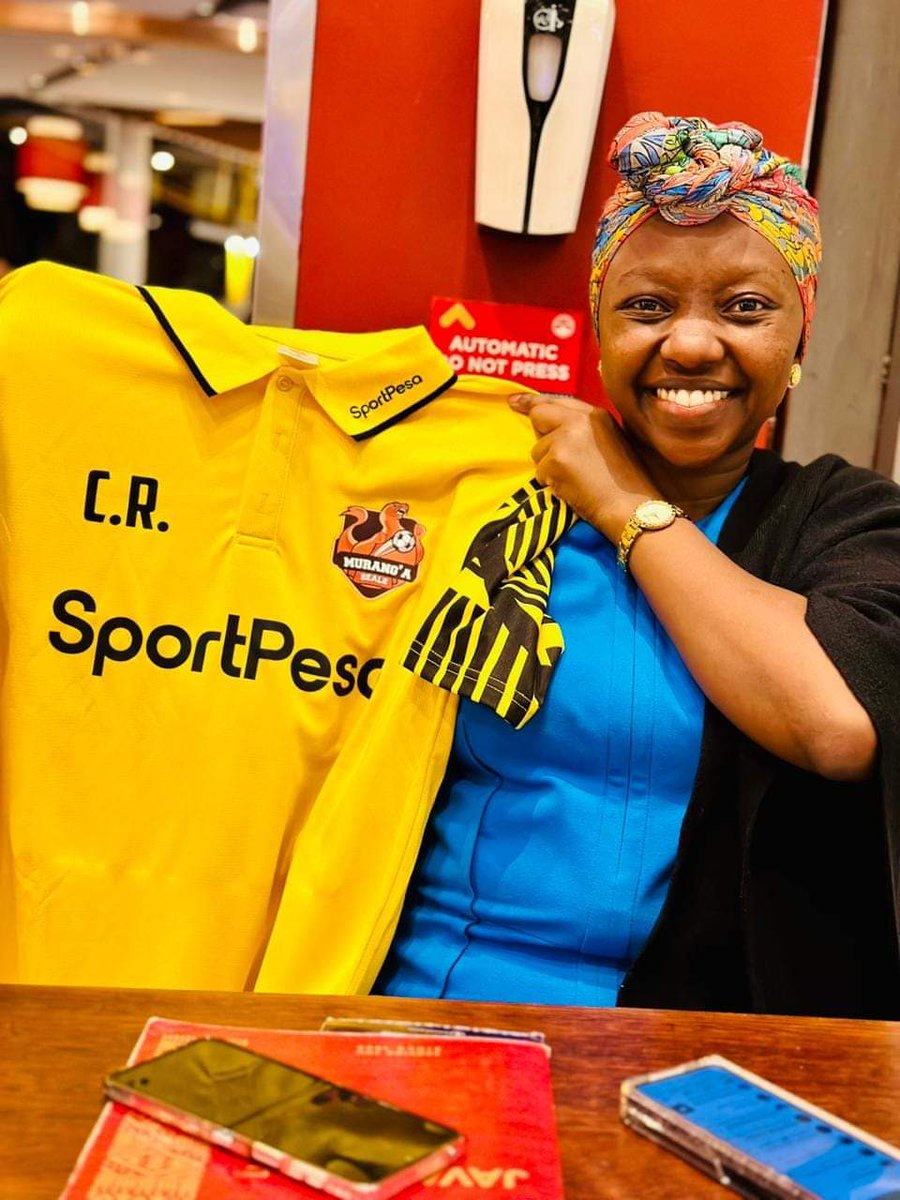 There is a new CR7 in town. However, instead of 'Siuuuuu' she is a Seeeeeeal. Show us your local team jersey.. #FootballKE