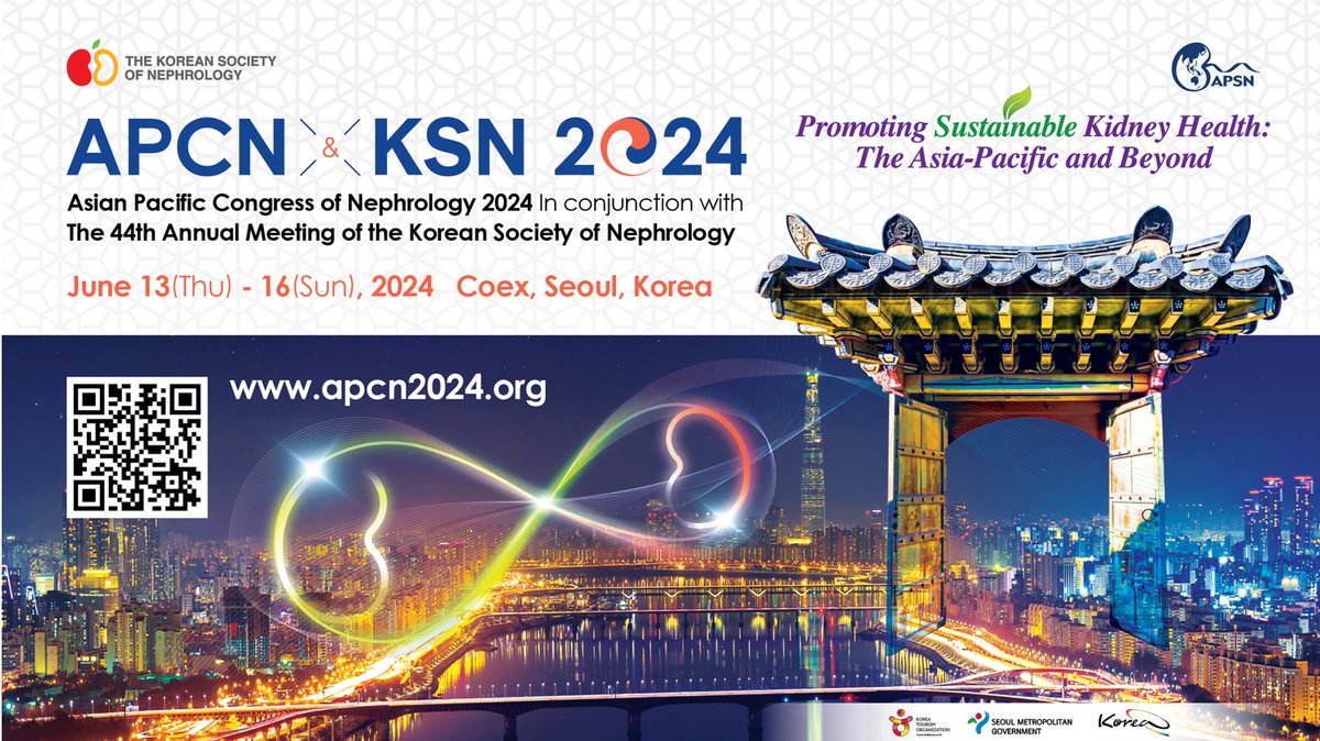 ⭐️Promoting Sustainable Kidney Health: The Asia-Pacific and Beyond⭐️
😎A very interesting event that can't be missed 😎
Early registration for APCN &amp; KSN 2024 is on-going until May 8 (Wed), 2024
#APSN #APSNYNC 
youtu.be/Egsew7TA0Wc?si…
