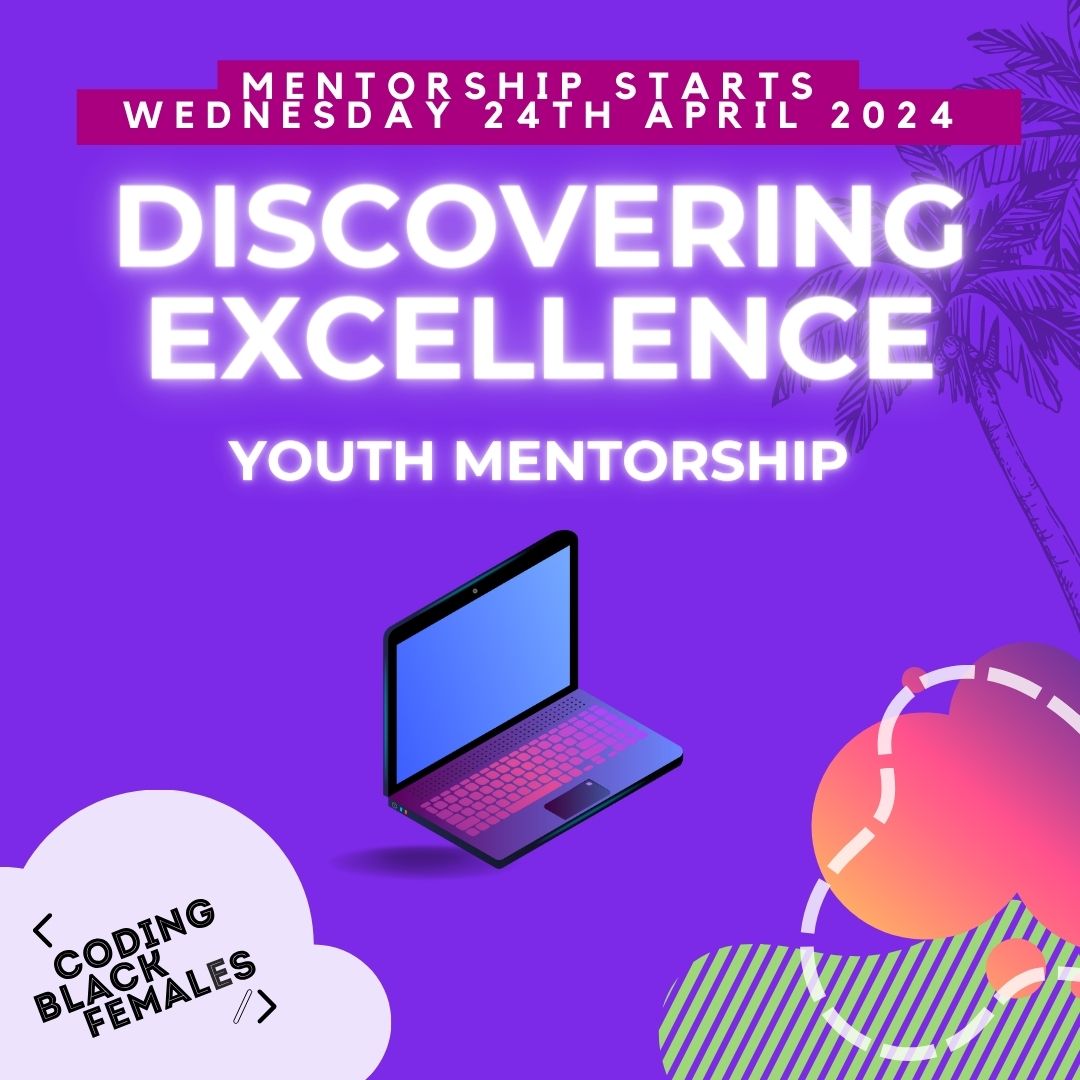 We’re thrilled to announce our upcoming Discovering Excellence mentorship programme, which runs from 24 April to 5th June 2024! There are spaces available to be a mentee or mentor on this amazing programme. Mentors codingblackfemales.com/programmes?p=c… Mentees codingblackfemales.com/programmes?p=c…