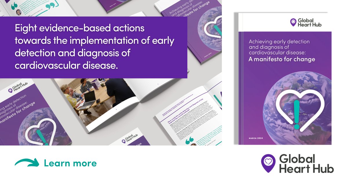 'A united #CVD community is a powerful one. As part of a comprehensive approach to primary and secondary prevention, all stakeholders need to come together with a shared commitment to early detection and diagnosis of CVD globally.' - Neil Johnson, GHH. ⬇️ globalhearthub.org/manifesto/