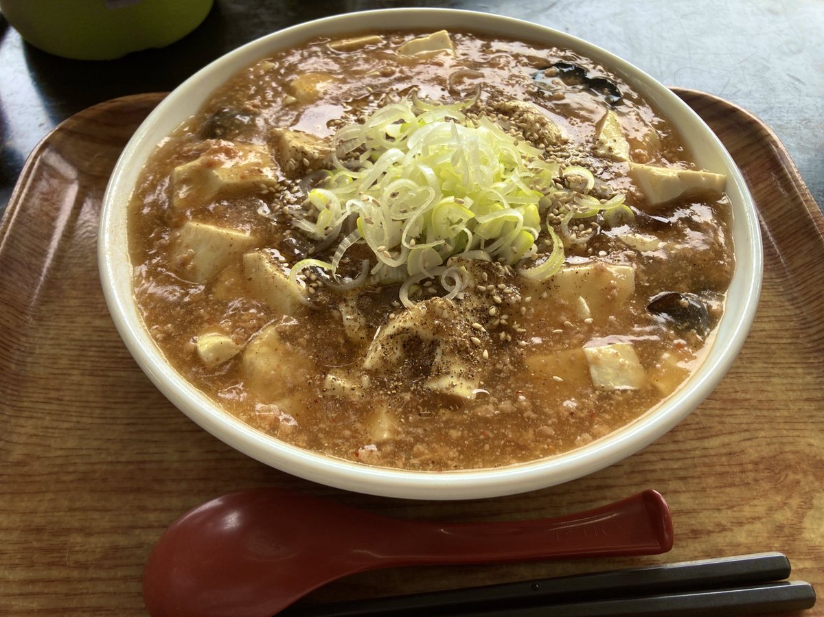 roboringo's tweet photo. 新潟の亀田ちかくの麻婆麺(^^)
痺れる辛さがちょうど良い🤗 https://t.co/4WplbvjQjO
