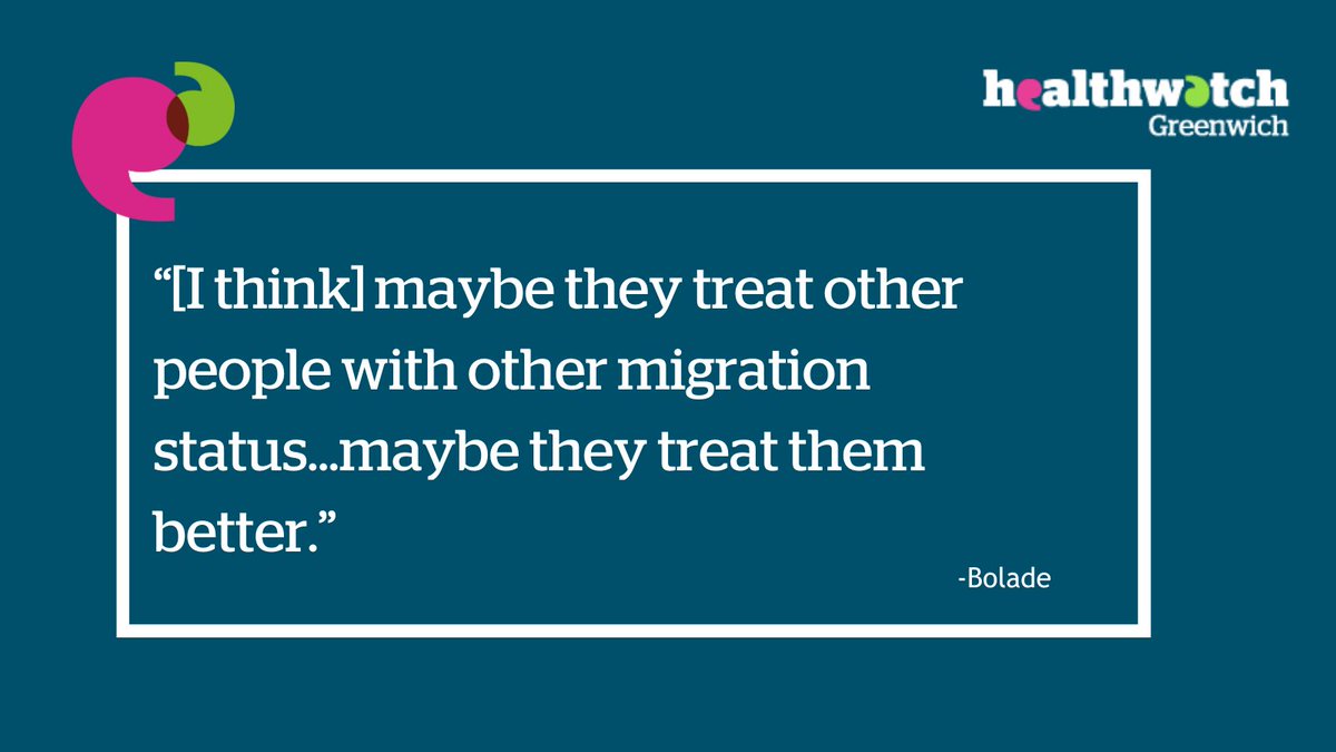 🚨 Attention all! Healthwatch Greenwich just released a report uncovering the barriers migrant and asylum-seeking women face in accessing maternity care in South East London. Read the report now: healthwatchgreenwich.co.uk/report/2024-01…