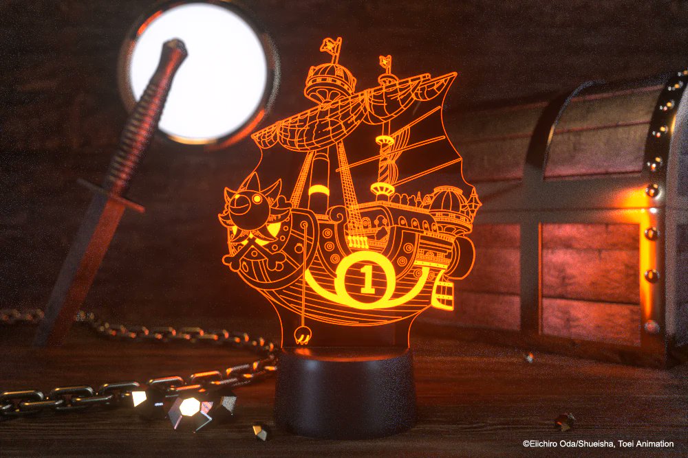 The Thousand Sunny Lamp from the @otakulamps x One Piece collaboration is Walmart exclusive. It will be available in-stores on June 24, 2024. #OnePiece