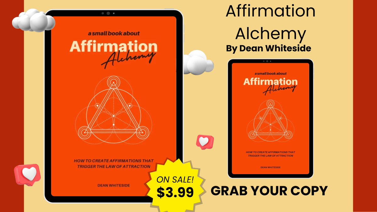 Pixelscroll's tweet image. Ready to turn your dreams into reality? 'Affirmation Alchemy' by Dean Whiteside holds the key. cravebooks.com/b-36653 #TransformativeBooks #HowTo