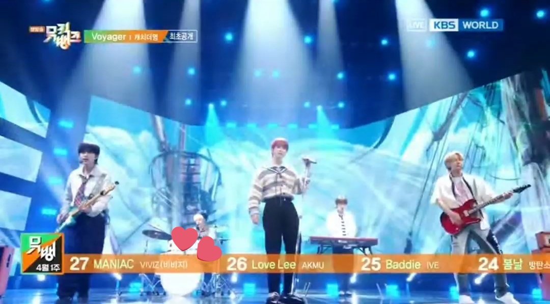 VIVIZ 'MANIAC' ranked #27 on Music Bank K-Chart this week! 

🥳🥳🥳