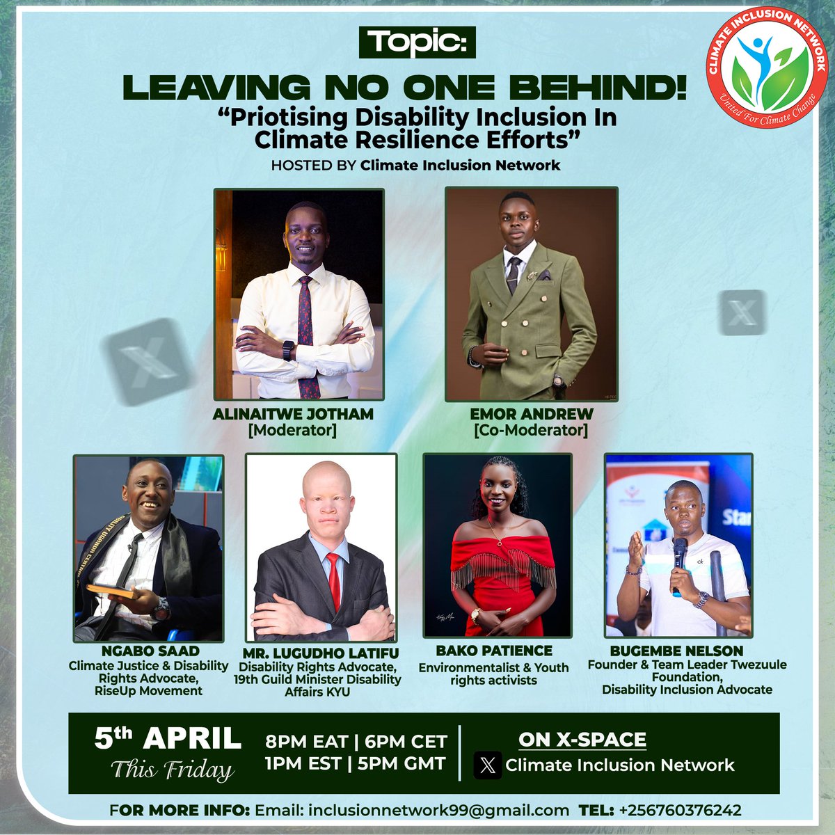 Today am delighted that I will be moderating the most interesting season with @CLIMATEINCLUS and well informed panelist. Turn in at exactly 8pm.