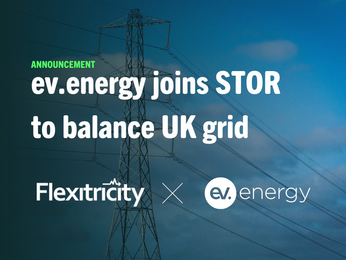 🚗⚡ NEW: Industry-first <a href="/evdotenergy/">ev.energy</a> and <a href="/Flexitricity/">Flexitricity</a> initiative enrolls 500 UK EVs into @NationalGridESO's Short Term Operating Reserve to support energy system decarbonization.

Read more here 👉 bit.ly/3PQNFOB
