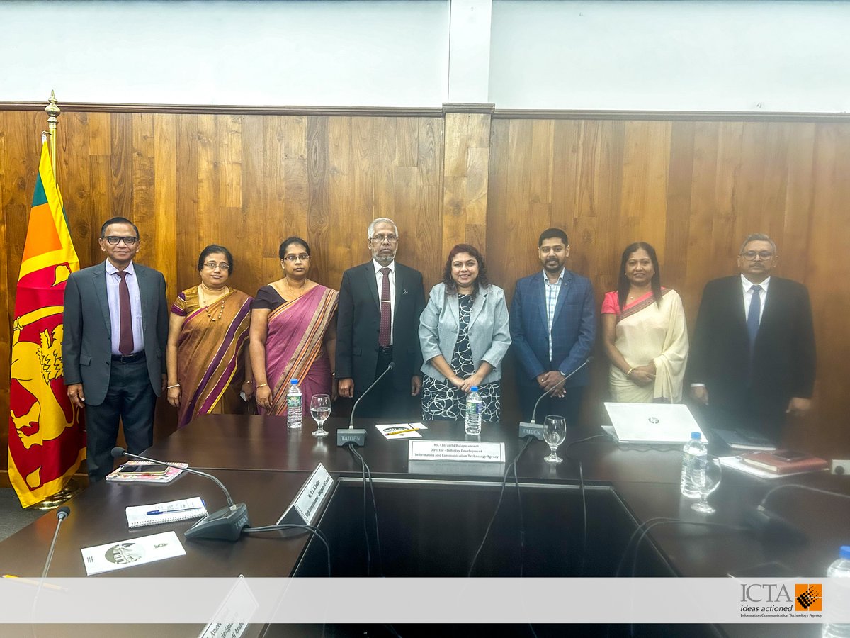 Honored to have presented an Orientation Program at the request of @MFA_SriLanka to the new Heads of Mission, showcasing ICTA's pivotal role in shaping the digital landscape, presenting insights on investment opportunities, and strategies to propel Sri Lanka as a leading IT hub.
