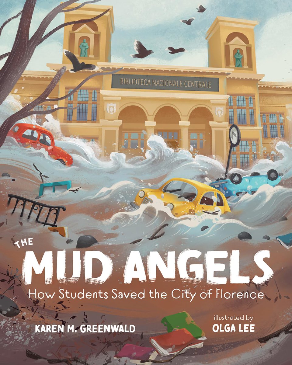 Amazing & hopeful #PPBF book about diverse young people braving noxious mud to save books in the 1966 Florence, Italy flood. mariacmarshall.com/single-post/th… Karen Greenwald Olga Lee @AlbertWhitman #kidlit #history