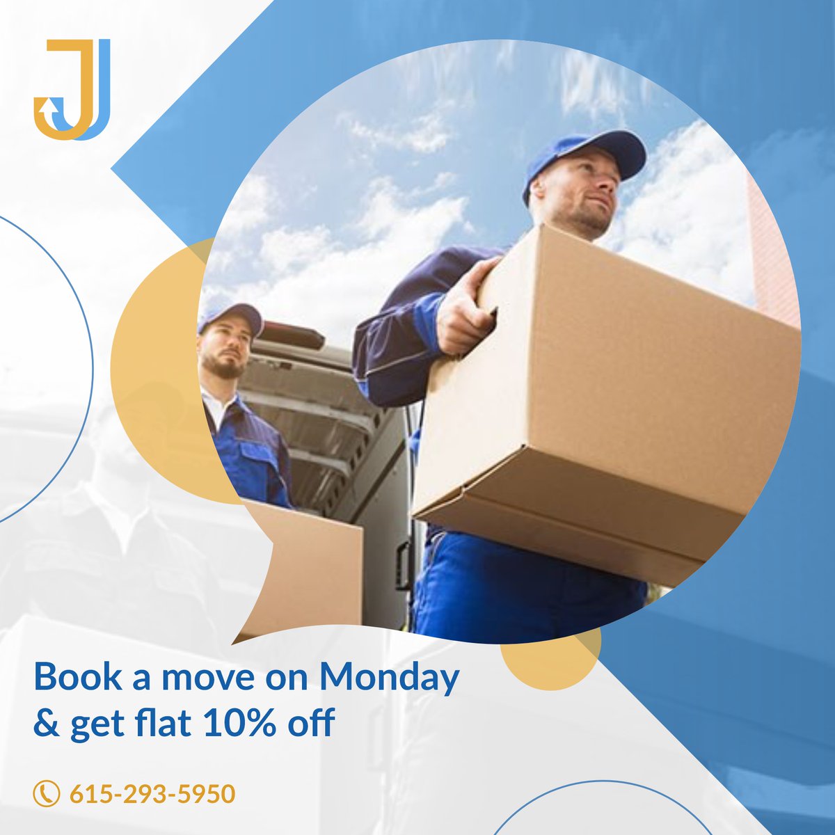 Move into savings this Monday! Book with Jordan Solutions and enjoy 10% off your move. Don't miss out on this limited-time offer!

Call Us On +1 615-293-5950

#RelocationExperts #NewBeginnings #MovingMadeEasy #SmoothTransition #SeamlessExperience #MovingDay #WhiteGloveMoving
