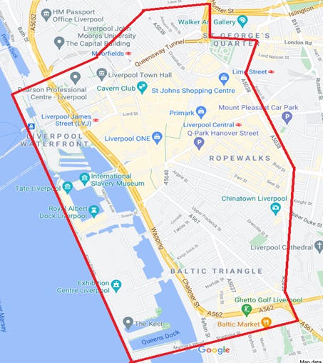 DISPERSAL ORDER | A Dispersal Order continues in in Liverpool city centre this weekend following recent incidents of antisocial behaviour in the area. The order runs from 6pm today and will last for 48 hours until 5.59pm on Sunday.