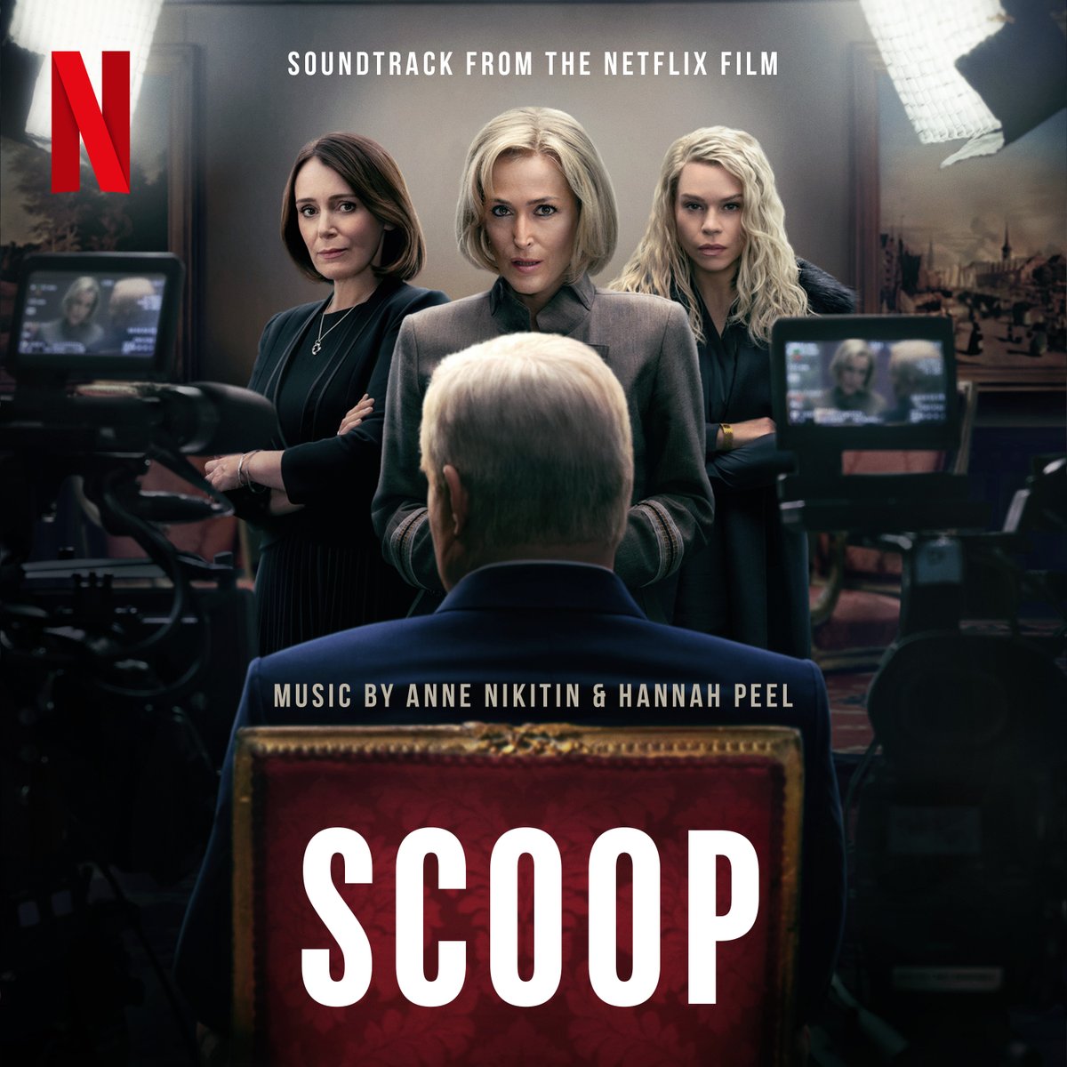 The soundtrack album to @netflix's Prince Andrew feature #Scoop is out TODAY 👉 netflixmusic.ffm.to/scoopfilm Scored by FAM's @Hanpeel and @annenikitin, directed by Philip Martin and starring Gillian Anderson, Billie Piper, Rufus Sewell & Keeley Hawes.