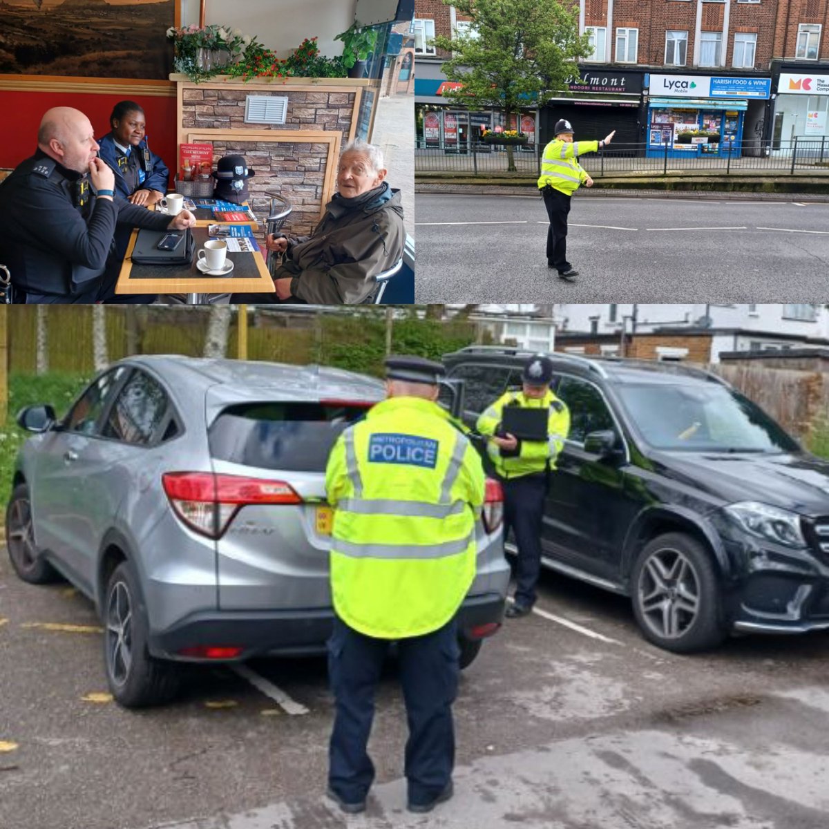 #OpCubo Your local ward officers conducted a joint traffic Op this morning with @MPSCanons & @MPSStanmorePark targeting vehicles for traffic offences NO fines issued on this occasion! So far this week.. ✔️Cuppa with a Copper ✔️Hi-vis patrols ✔️ASB Hotspots checked #MyLocalMet