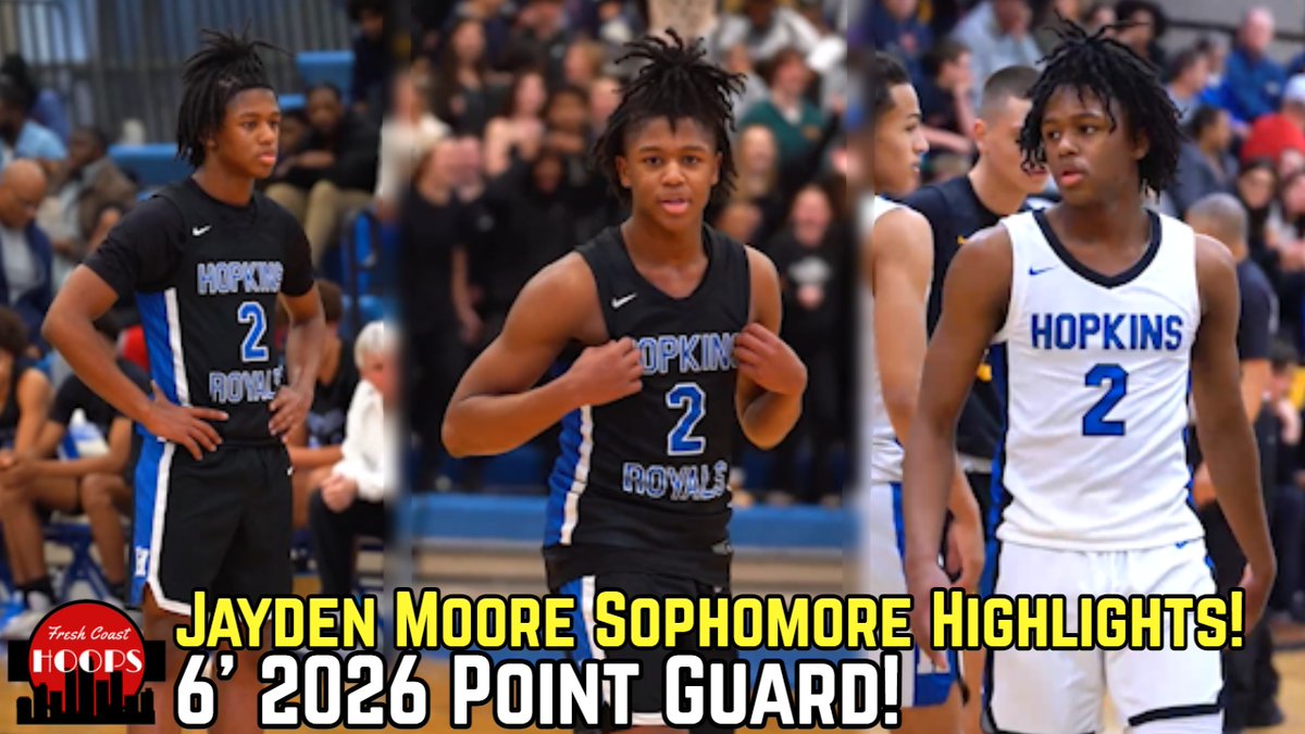 New Video! Jayden Moore Sophomore Season Highlights! 6' 2026 Point Guard Out Of Hopkins HS @JJudah02 Full video: youtube.com/watch?v=nayNPY…