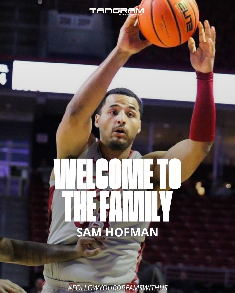 𝐒𝐀𝐌 𝐇𝐎𝐅𝐌𝐀𝐍 joins the #TangramSports Family! The Belgian Forward recently finished his college career at @TUMBBHoops making it to the @American_Conf Tournament Finals @SamHofman14 #TangramSports #FollowYourDreamsWithUs