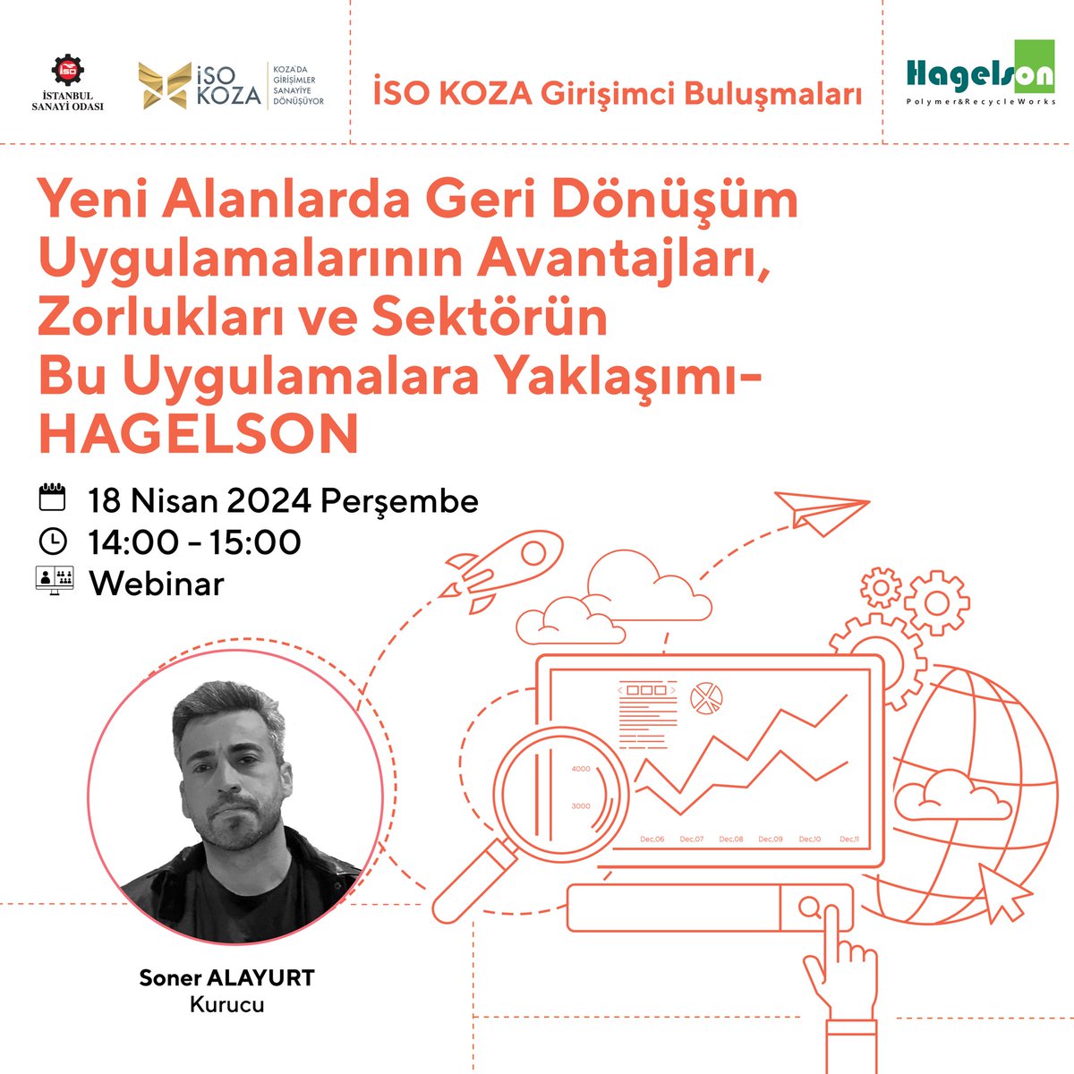 📣 İSO KOZA Girişimci Buluşmaları devam ediyor! #İSOKOZA kapsamında girişimcilere; iş, ürün ve kapasite geliştirme, fonlara erişim ve sanayi ile iş birliği alanlarında imkânlar sunuyor ve onları geleceğin sanayicisi olma yolunda kararlılıkla destekliyoruz! Nisan ayı İSO KOZA