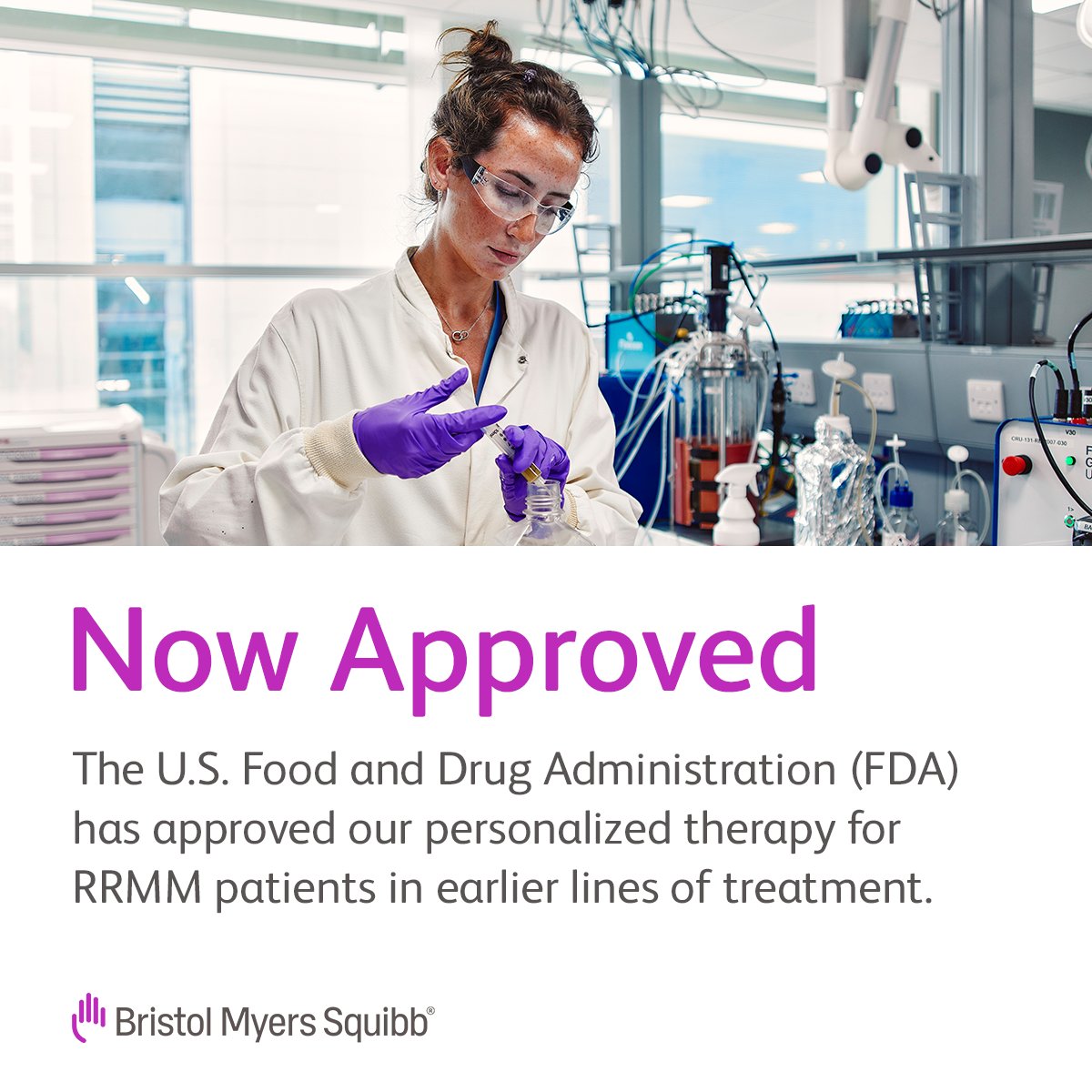 #MEDIA: The @US_FDA has approved our personalized therapy in earlier lines of treatment for adult patients with relapsed or refractory #multiplemyeloma. bit.ly/3TEpuni