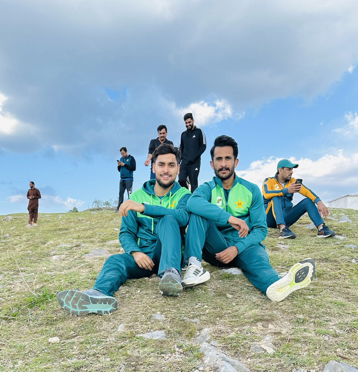 Captivated by the stunning sights of Kakul's natural beauty. @iShaheenAfridi @babarazam258 @RealHa55an @mirfankhan_75