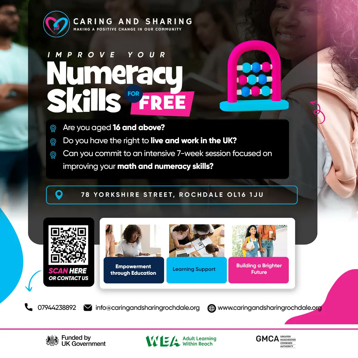 Are you ready to take control of your future? Be a part of our incoming project designed to enhance essential math and numeracy skills, significantly boosting your employability and empowering you to manage personal finances with confidence! #learn @educationgovuk @greatermcr