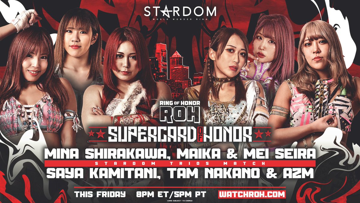 Tonight is the night! @ringofhonor SuperCard of Honor! ZERO HOUR available live and free for all fans at 7 PM on ROH's YouTube, Facebook, etc.! 8 PM live on HonorClub (WatchROH.com)! *Limited tickets released* - join us in Philly: ROHTix.com!