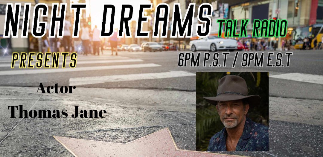 Tonite: I’m live at 6pm PST on Night Dreams Radio! These guys are great. Here’s the live player: m.youtube.com/channel/UCdyFL…
