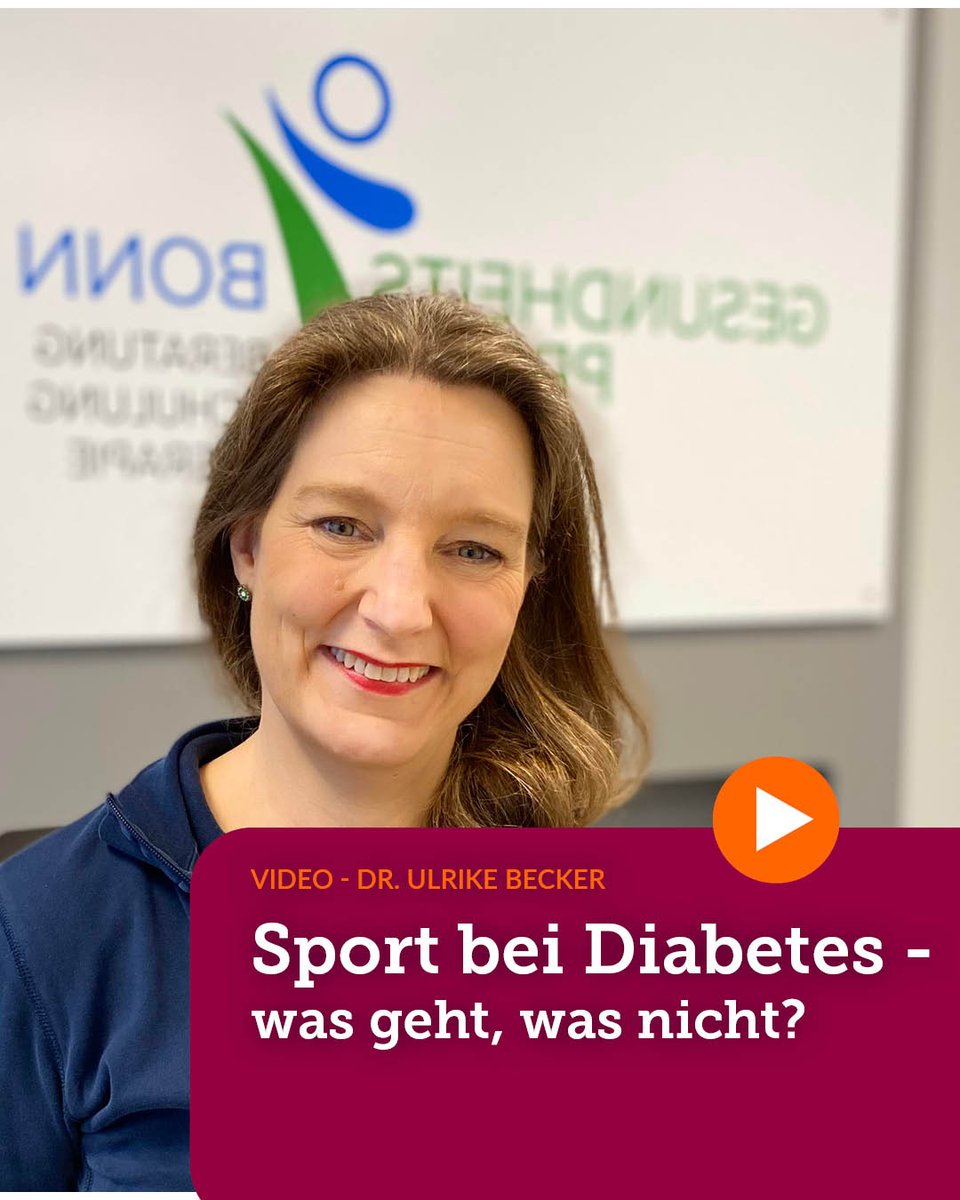 diabinfodienst's tweet photo. Unser neues Videointerview mit Dr. Ulrike Becker zum Thema #Sport bei #Diabetes bietet viele hilfreiche Tipps. Hier geht's zum Video 👇
https://t.co/TKvnzPkZms https://t.co/muBBfrtXn1