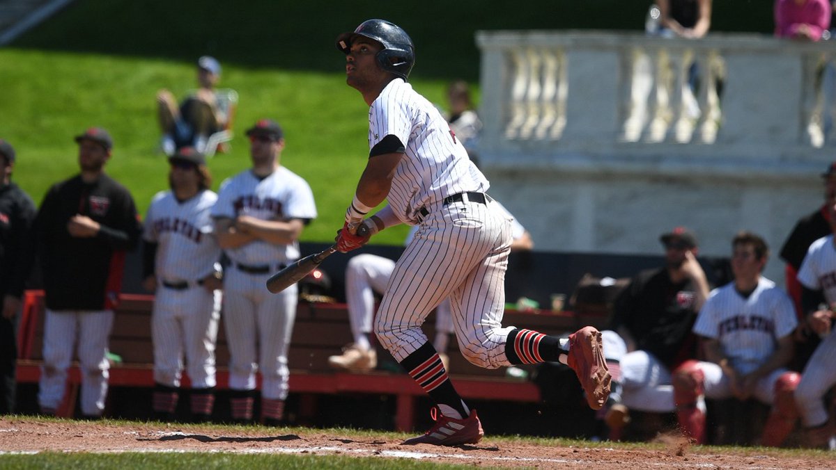 FRIDAY FEATURE | Evan Diaz of @wes_athletics baseball is in the spotlight ➡️Wears #14 to represent his Father ➡️Attends @wesleyan_u and plays baseball with his twin brother Ethan ➡️Will intern at Citigroup in NYC this summer Details > nescac.com/news/2024/3/29…