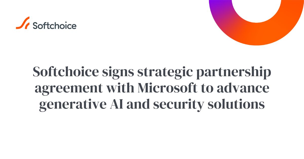 Today, we announced signing a new strategic partnership framework agreement with @Microsoft to advance our generative AI and security solutions. To learn more, read our press release 👉 bit.ly/3U3zojN @msPartner