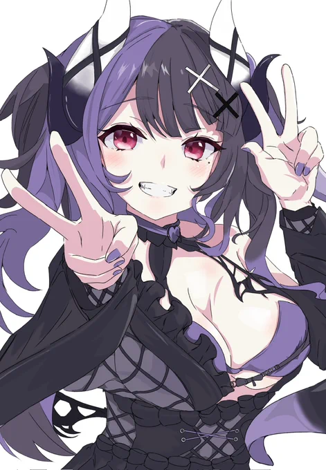 #最近フォローした人は知らない過去絵を晒す個人Vtuberさんとかを描かせて頂いた時のものです 