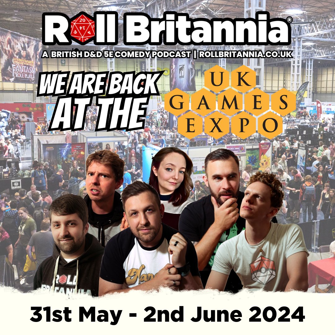 Your Adventure Awaits is an Audience-Led Improv D&D One-Shot from the cast of Roll Britannia. With opportunities to influence the game like never before, this improvised one-shot is not to be missed!