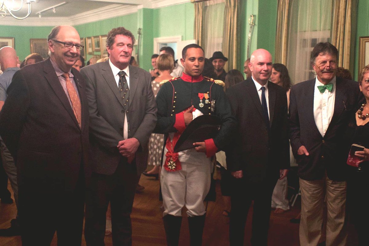 On St Helena the opening of the exhibition at the Musée de l’Armée was marked on 5 April with a reception in the newly refurbished Generals' Quarters in Longwood House, Napoleon's main home during his time on St Helena. A few familiar faces from the time.